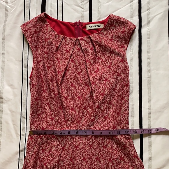 Red Lace Dress - Picture 2 of 4